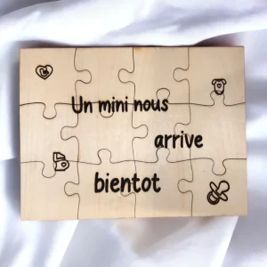 1222B450-D05D-4B64-81F4-1A03323C1052.jpgv1702655022 Mini puzzle annonce gravé personnalisé, annonce grossesse, mamie, papa, papy, marraine