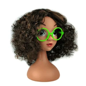 Little Girl Cosplay Wigs and glasses
