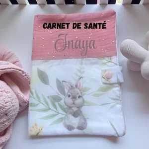 Protège carnet de santé personnalisé