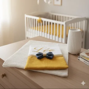 Protège Carnet de Santé A Personnalisé Mauve Or