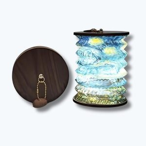 Veilleuse nomade pliable style lanterne japonaise