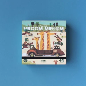 Londji-Puzzles-VroomVroompuzzle.jpgv1696239658 Puzzle Pocket Vroom Vroom - 50 pièces