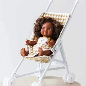 Poussette poupée - Vichy Camel