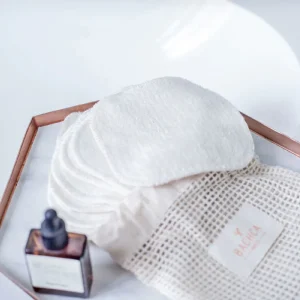 Lot de 7 cotons réutilisables + filet de lavage