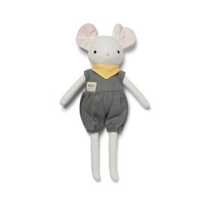 doudou_souris_blanche_tout_petit.jpgv1760348999 Peluche souris personnalisable, lin blanc, foulard jaune