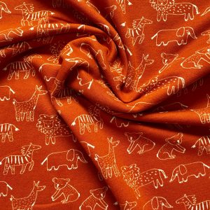 image_5bf80fc3-7f5e-4b4f-9876-5e8e3bbf0d2f.heicv1668202396 Tissu jersey sweat animaux terracota