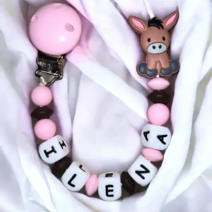 image_6be18b7d-e3d5-445e-abdc-0f87e600c94b.jpgv1689665028 Attache tétine personnalisée âne