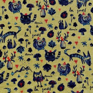 image_cbae04f5-31dd-4b97-82ef-0dd7c43b5e1b.jpgv1668202241 Tissu jersey sweat animaux de la forêt