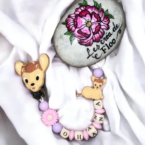 image_d3f764dd-207d-4017-b27b-917c75341af3.jpgv1689575804 Attache tétine personnalisée Bambi