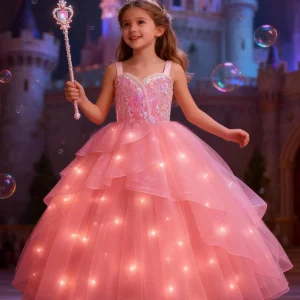 pink-witch-glinda-costume-for-girls-pink-bubble-tulle-dressuporpor-6631120.jpgv1763998230 Pink Witch Glinda Costume for Girls Pink Bubble Tulle Dress