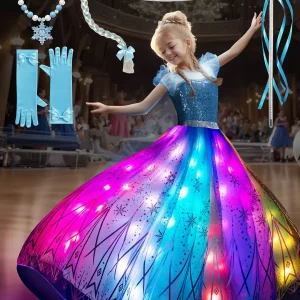 Princess Set Light Up Costume For Girl