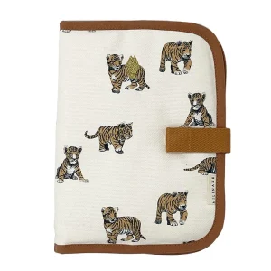 Protège carnet de santé Edgar - Tigre Marron