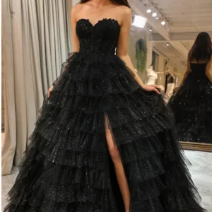 robe-princesse_45_56c5df1a-1b9e-4418-92a2-d5719d28e9fb.pngv1734711333 Robe Princesse Bustier Noire Femme