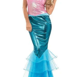 robe-princesse_7_9ed03f21-9a98-4ba4-a229-cbc7ad3b965b.pngv1734604902 Déguisement Princesse Sirène Rose et Bleue Femme